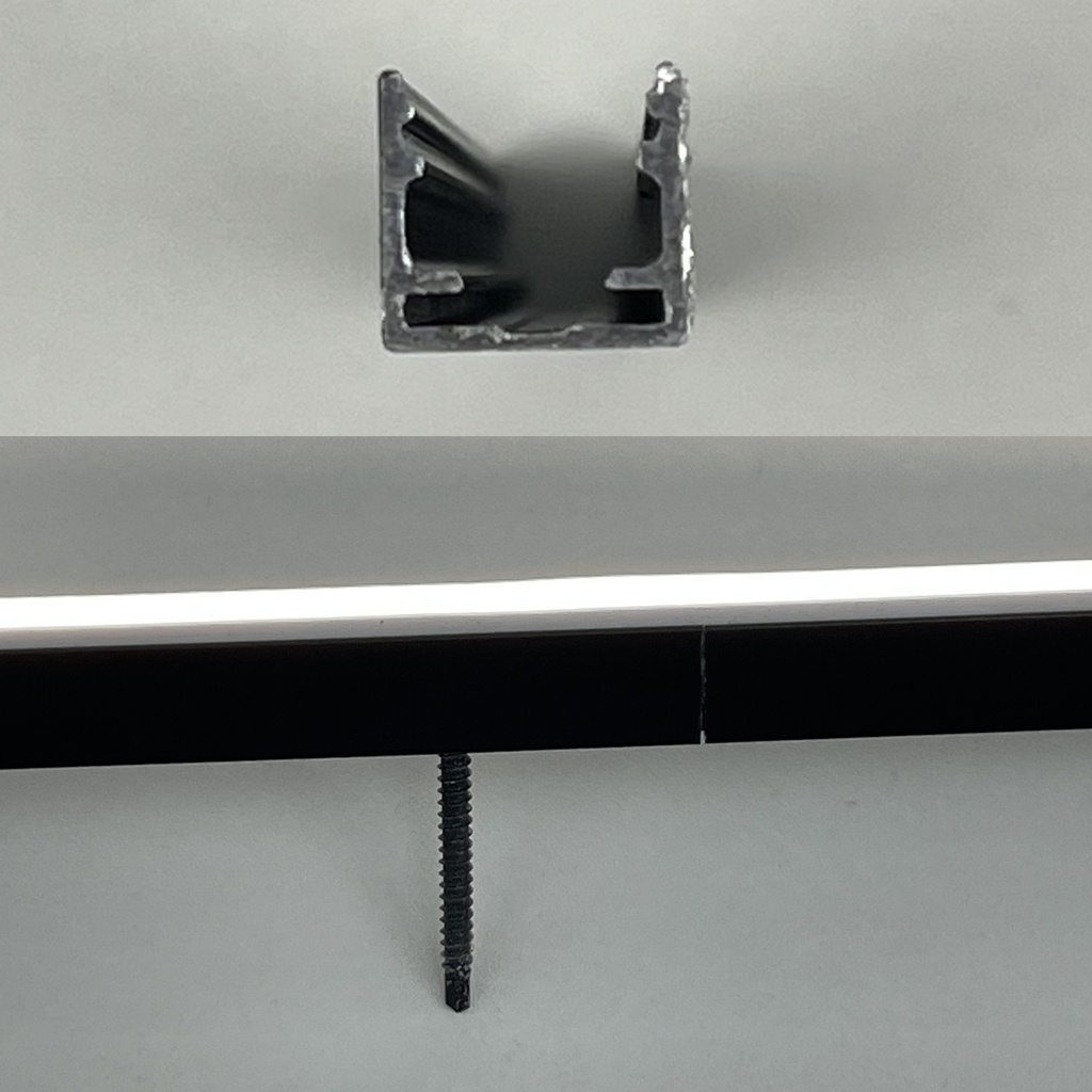 10 Glissière Alu 1m pour Bandeaux Led (Proc Connect)