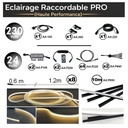Kit Escalier 8 Bandeau Lumineux Silicone 1,2m