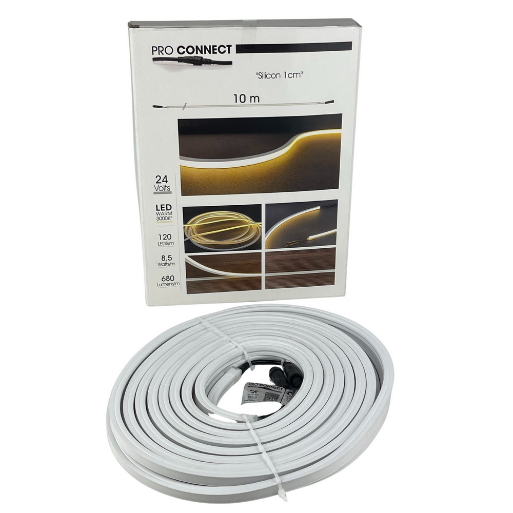 Kit Pergola Bandeaux LED : 2x10 m + Accessoires