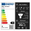 2176 - Spot à encastrer bois Ø12cm 3000°K