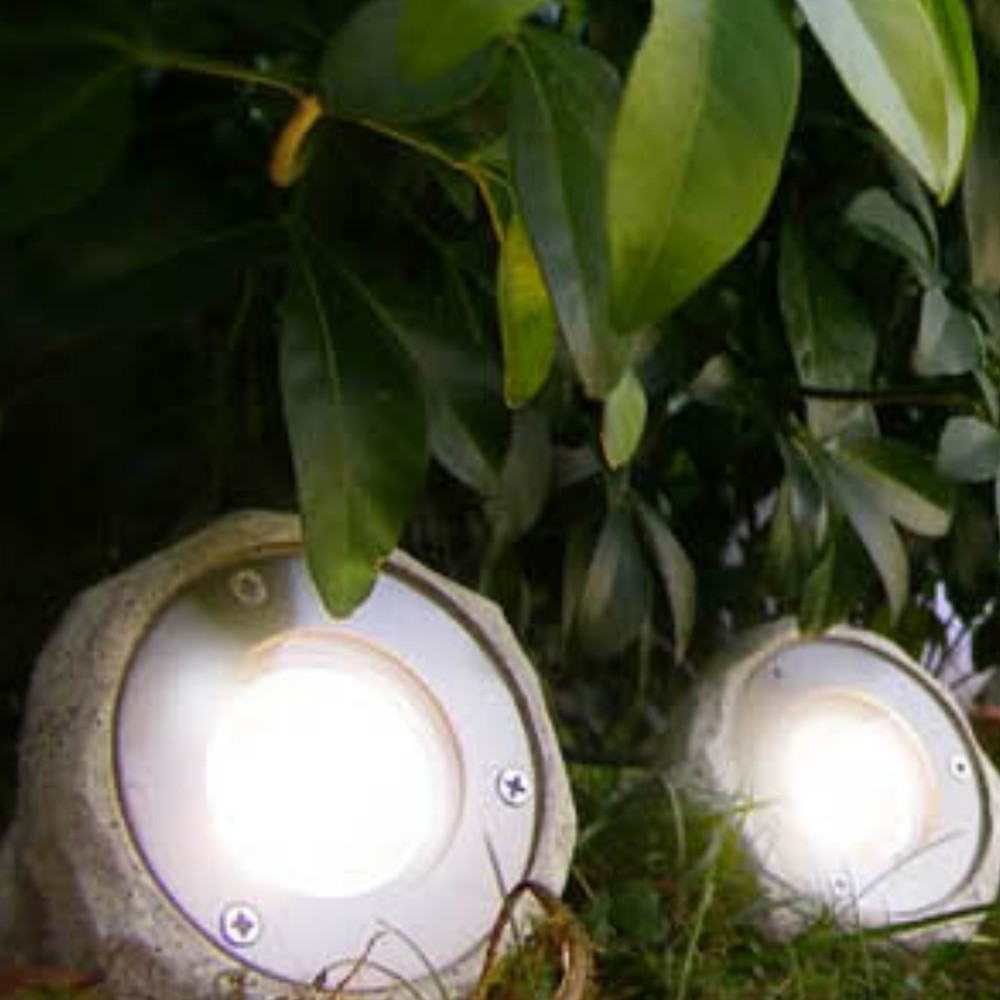 3216 - Projecteur résine imitation Pierre 2W - 3000°K