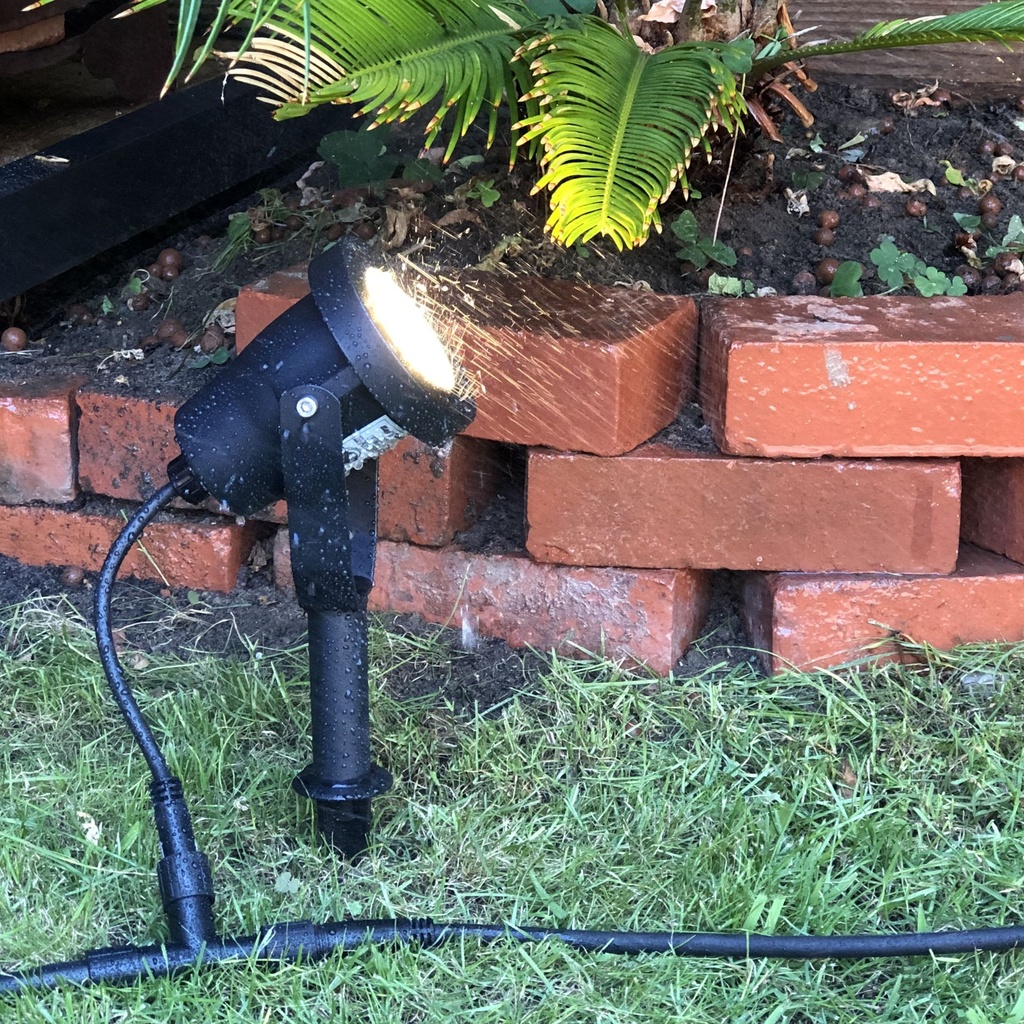 3416-Set3 - KIT 3 Projecteur Alu Noir TARGET10 - 4W