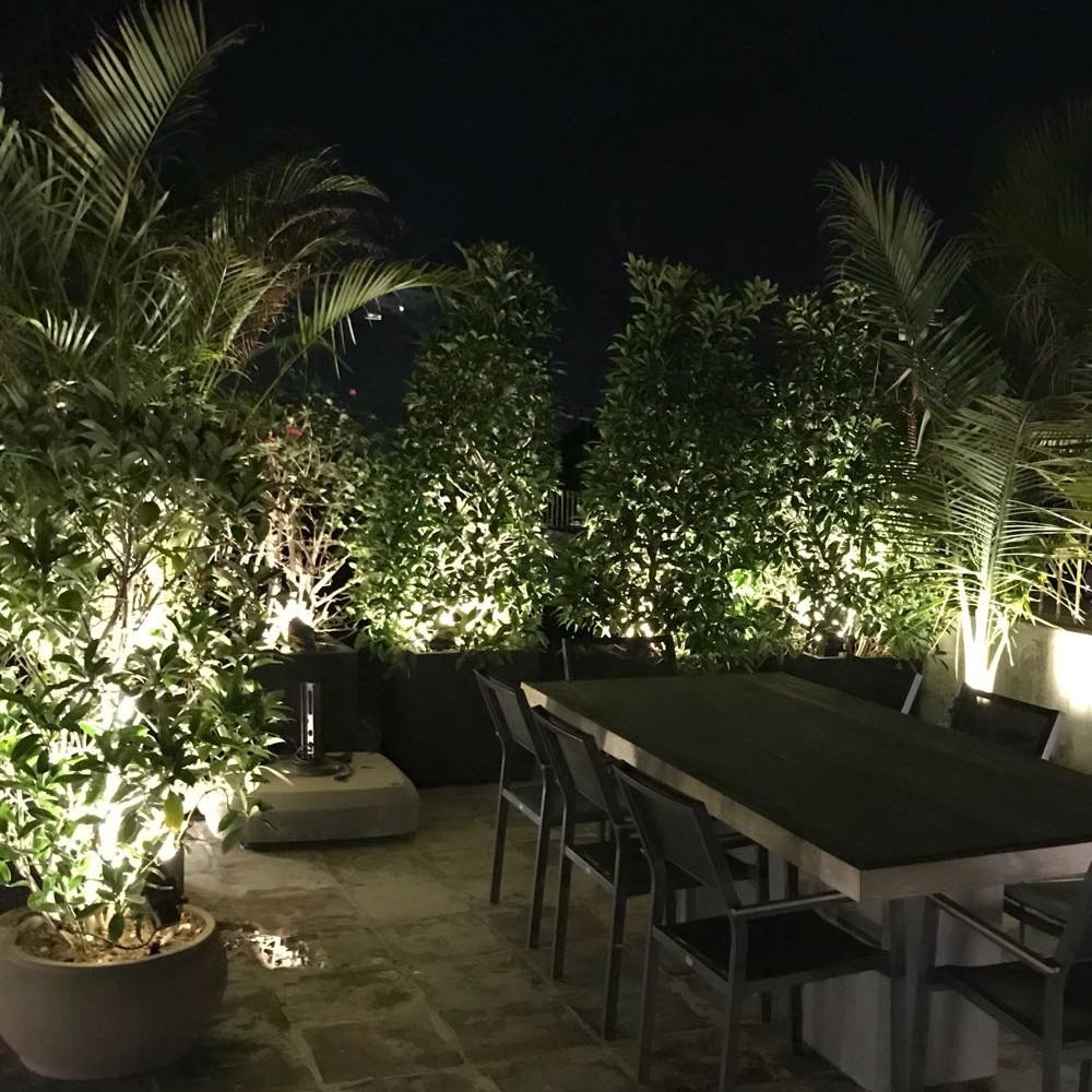 3416-Set3 - KIT 3 Projecteur Alu Noir TARGET10 - 4W