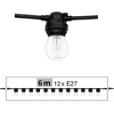 8506-G40 - Guirl. 6m 12xE27/G45 Fil 3000K