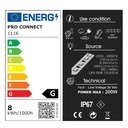 1116 - Bandeau Lumineux Silicone - 1 m (in+out)