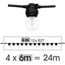 8524-G40 - Guirl. 24m 48xE27/G45 Fil 3000K