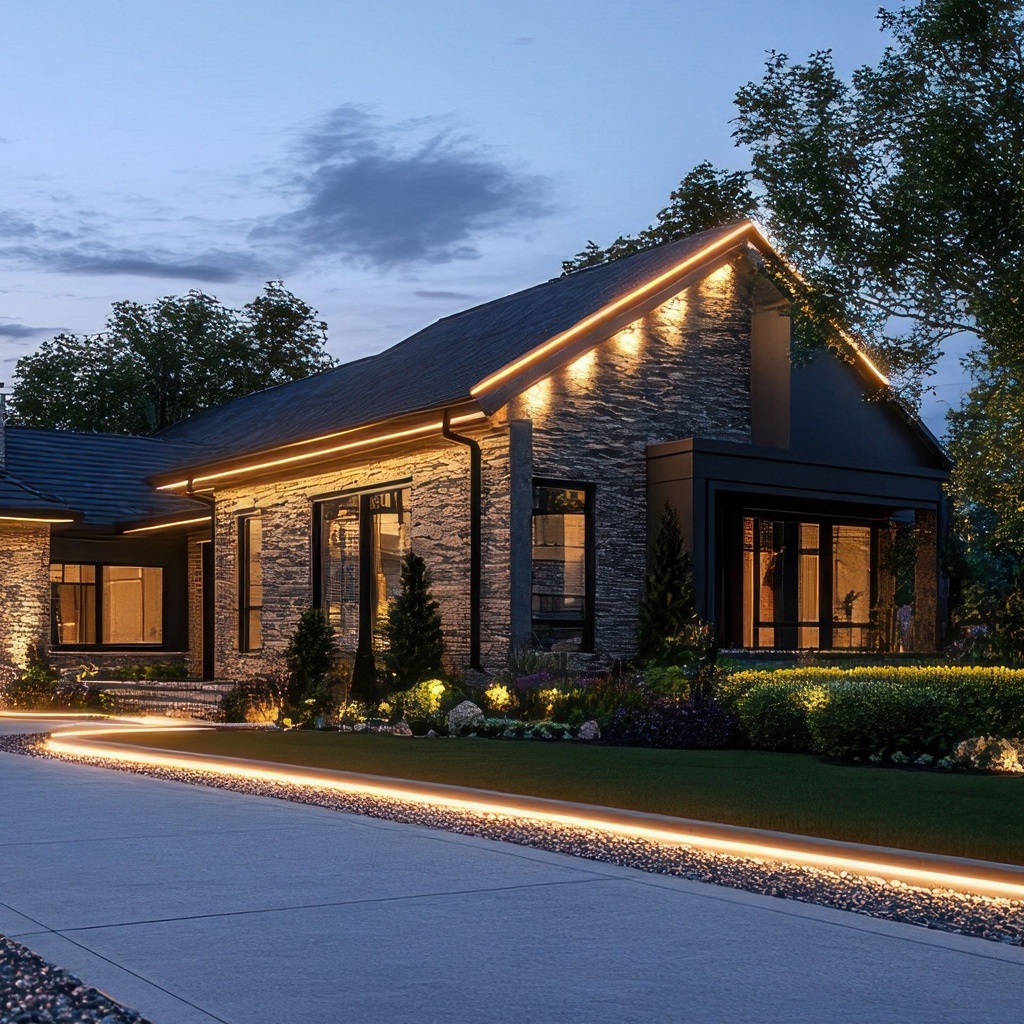 1156 - Bandeau Lumineux Silicone - 5 m (in+out)