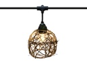 8606-G33-60L-P - Guirlande 6m 8xE27 Rattan Ball + prise