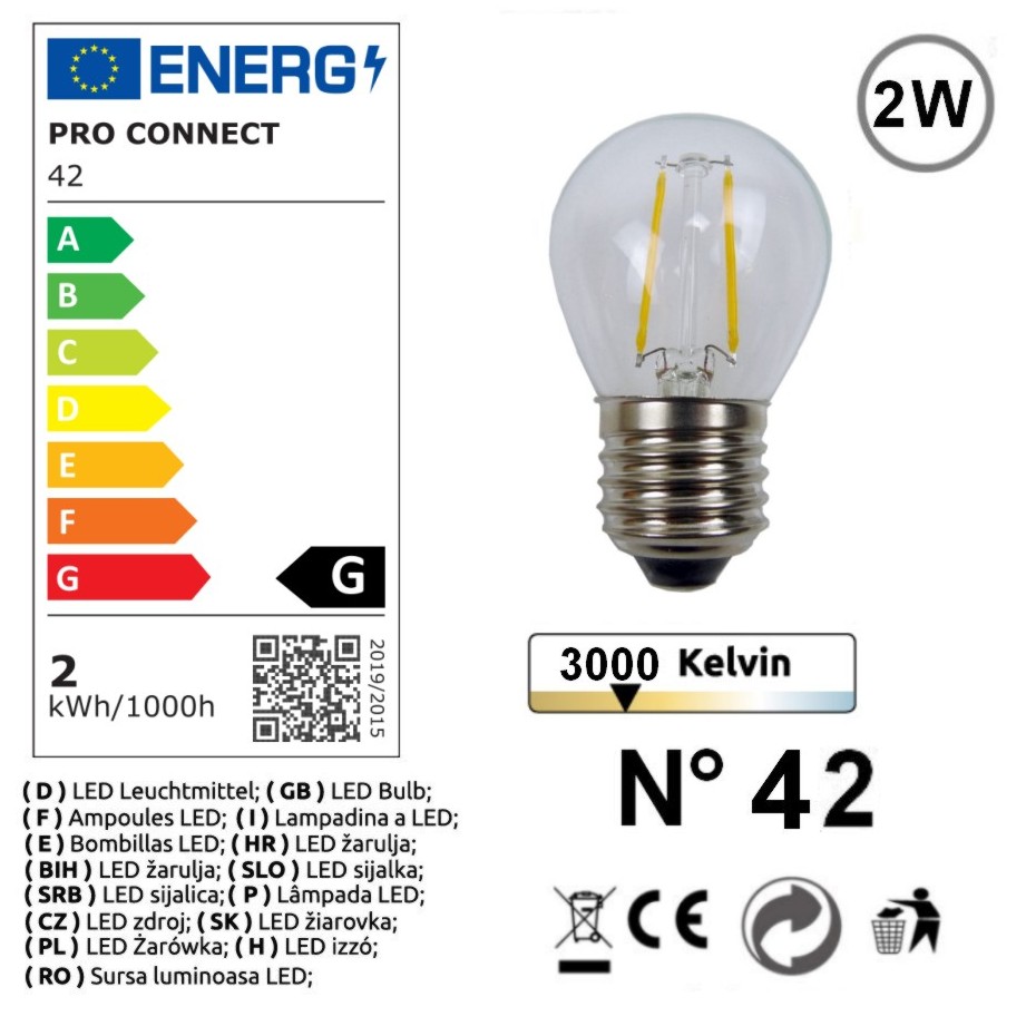 8648-G42 - Guirl. 48m 64xE27/G45 Fil 3000K