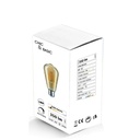 C722 - E27/ST64 -4,5W - 450 lm - Dim. -2200°K - Vintage