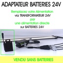 F500 - Adaptateur pour Batteries 24 V type Electroportatif