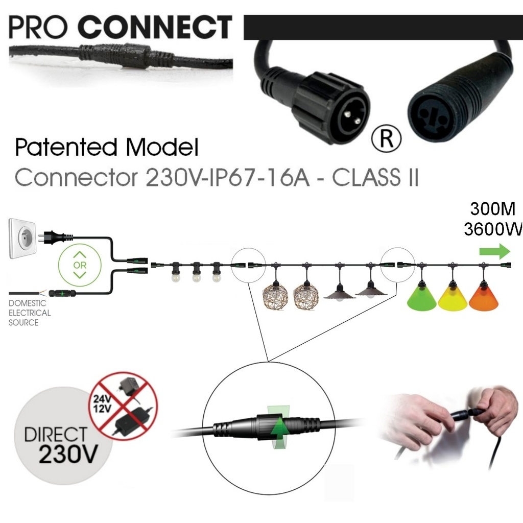 G503 - EXTENSION - Guirlande CLASSIC 3m 6xE27