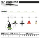 G603 - EXTENSION - Guirlande BISTRO 3m 4xE27