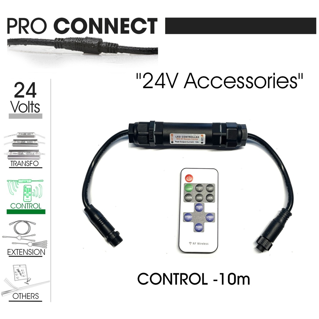 F200 - Boitier de contrôle 24V + Télécommande