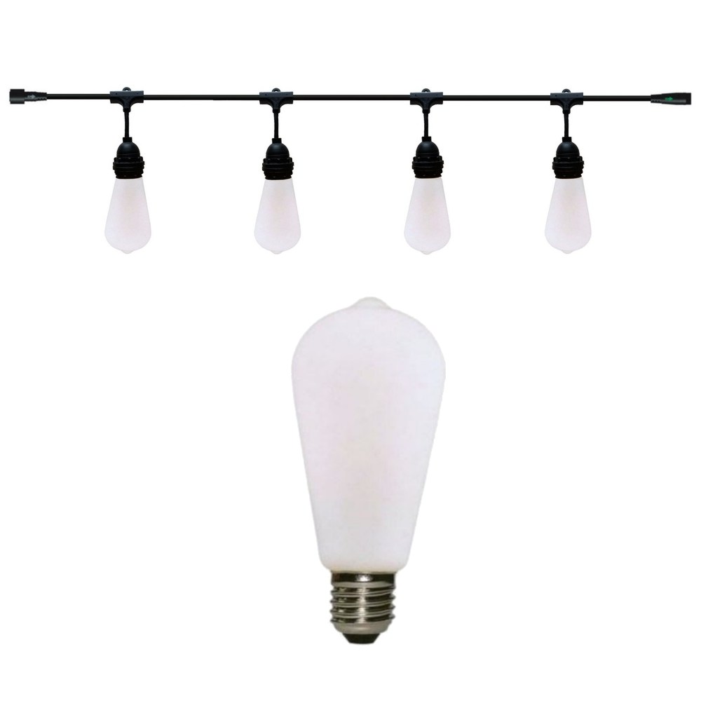 Guirlande 3m MILKY WAY (Ampoules Blanche) 4xE27/ST64 LED 4,5W - 2700K