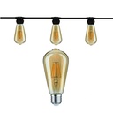 Guirlande 24m MIDNIGHT (Ampoules Vintage) 48xE27/ST64 LED 4,5W - 2200K
