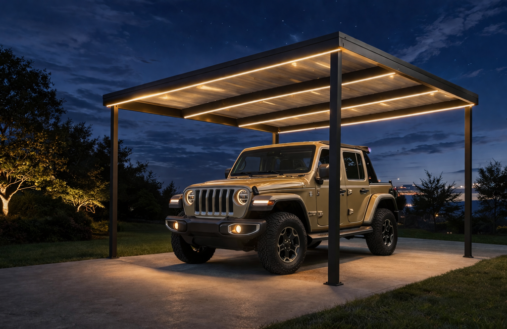 1024 - Pergola / Carport-Bausatz 4 x 2,5 m