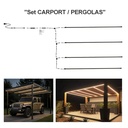 1024 - Kit Pergolato / Carport 4 x 2,5 m