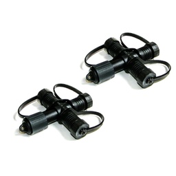 [330] 0330 - Conectores "+" de 3 salidas x2