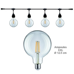 [8606-C923] Guirlande (Extension) 6m 8xE27/G125 Fil 2700K