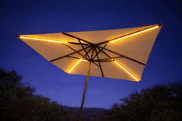 [1014] Kit de iluminación PRO para sombrilla: 4 tiras LED de 1,1 m (4 x 750 lúmenes)