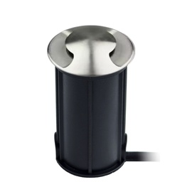 [2646-D402] Encastré béton Ø 52mm 3W 3000°K - Top INOX 2 fenêtres
