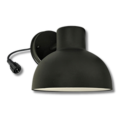 [4750] 4750 - Applique murale HEMISPHERE Noire - Ø 20 cm