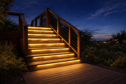 [1034] 1018 - Staircase Kit 8 Silicone Light Strips 1.2m