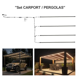 [1024] 1024 - Kit Pérgola / Cochera 4 x 2,5 m